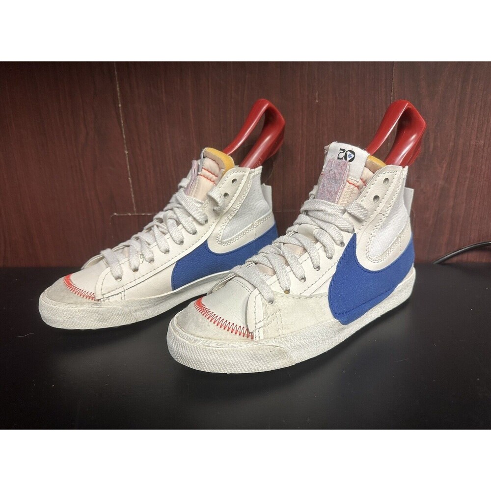 Nike Blazer '77 Jumbo Phantom Old Royal Men's Size 7 Blue Cream Leather Sneaker